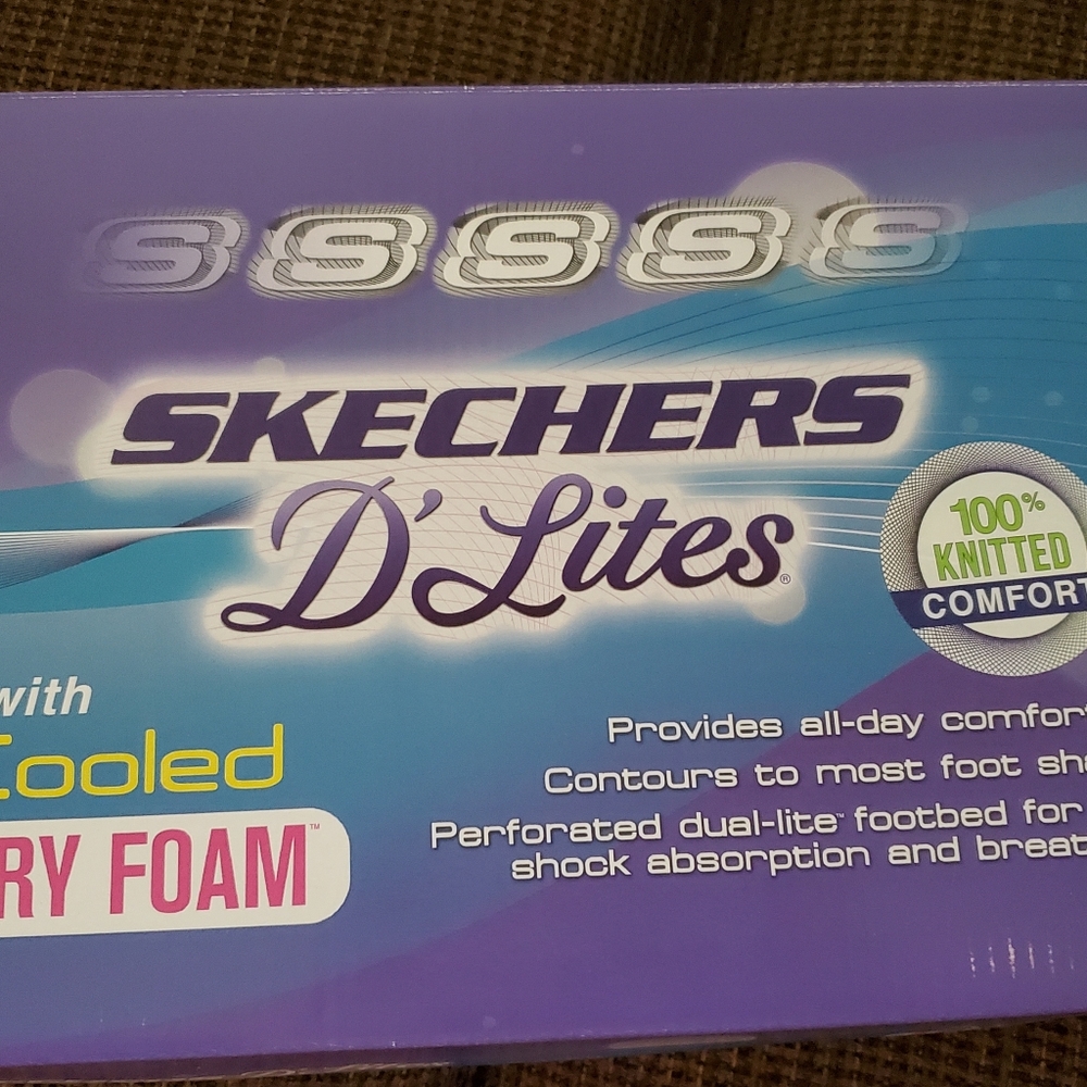 Skechers D'Lites Slip On Athletic Shoes